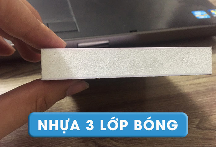 Cấu tạo gỗ nhựa ép đùn 3 lớp