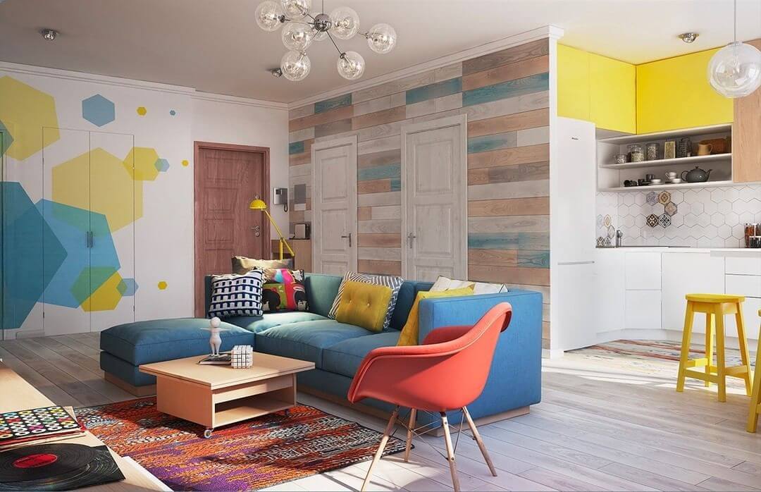 Phong cách Colour block trong thiết kế nội thất