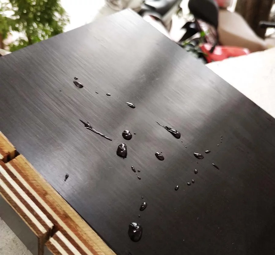 Hình ảnh cấu tạo ván gỗ coppha phủ phim đen