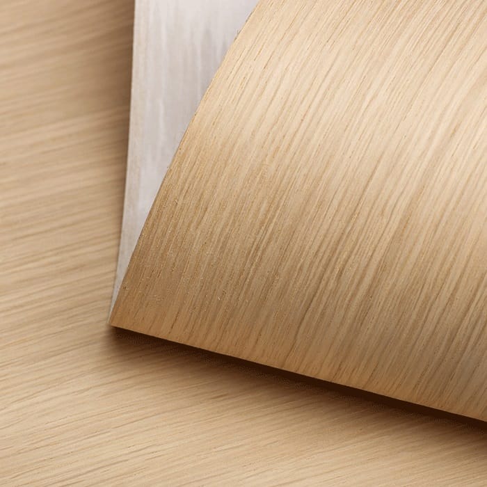 Hình ảnh gỗ ván lạng được bóc ra từ gỗ sồi
