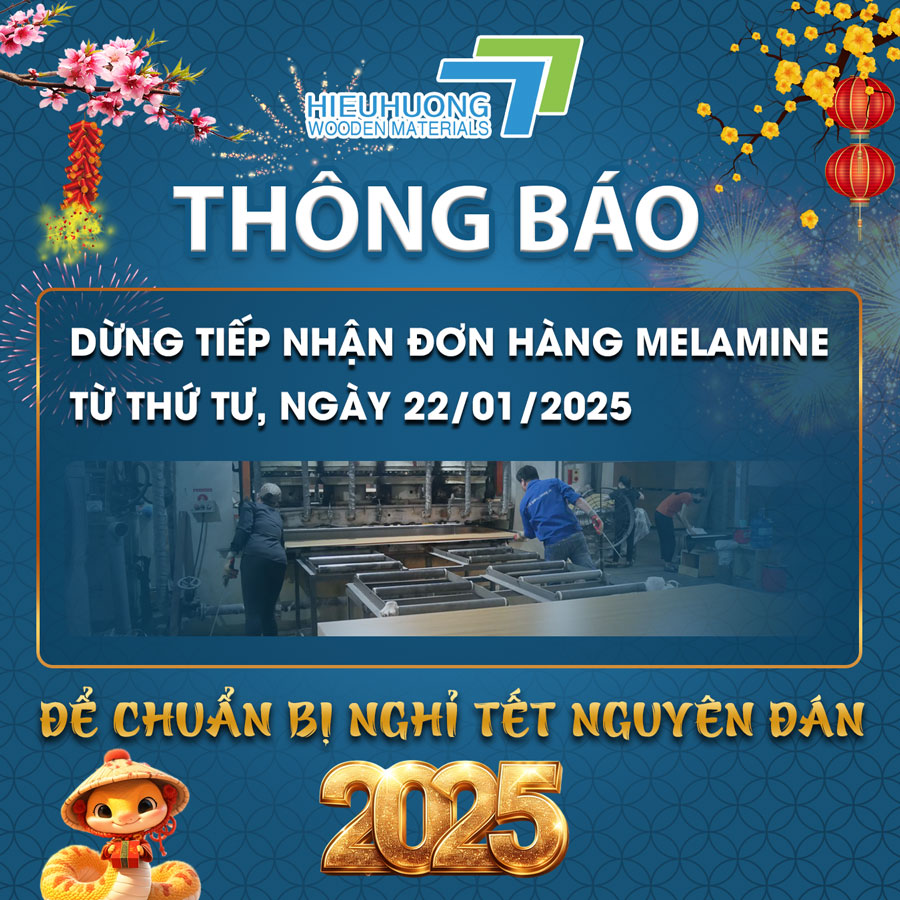 Thông báo tạm ngừng nhận đơn hàng melamine