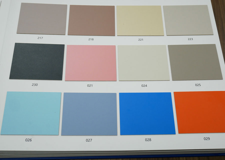 Catalogue các mã màu melamine đơn sắc Hiếu Hương 02