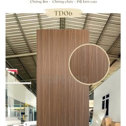 Tấm ốp tường than tre TD06