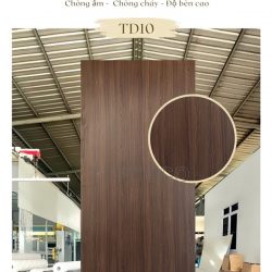 Hình ảnh tấm ốp tường than tre mã số TD10