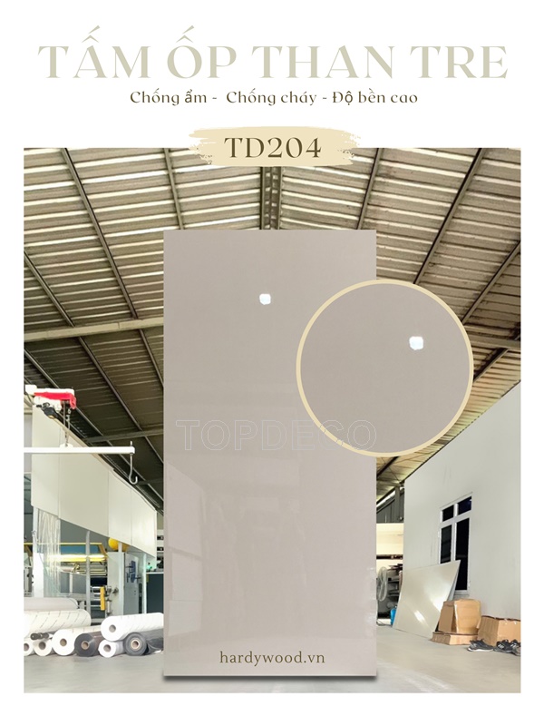 TD204 Tấm ốp than tre TD204