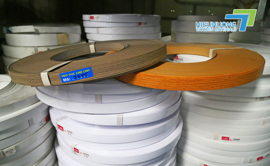 Hình ảnh cuộn chỉ nẹp dán cạnh MDF
