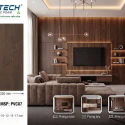 Ảnh gỗ nhựa phủ màng PVC mã màu 07