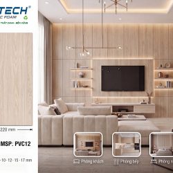 Hình ảnh tấm nhựa phủ màng PVC mã màu 12
