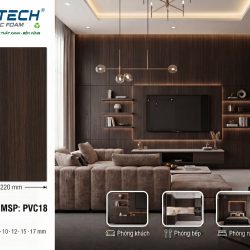 Hình ảnh tấm nhựa phủ màng PVC mã màu 18