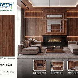 Hình ảnh tấm gỗ nhựa phủ màng PVC mã màu 333