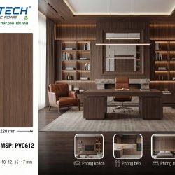 Hình ảnh tấm gỗ nhựa PVC mã màu 612
