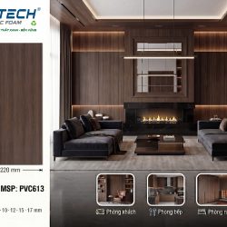 Hình ảnh tấm gỗ nhựa phủ màng PVC mã màu 613