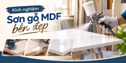 Ảnh đại diện kinh nghiệm sơn gỗ mdf bền đẹp